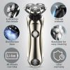 Electric Shaver with Clean Station Wet Dry Waterproof Razors for Men